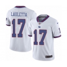 Men's Nike New York Giants #17 Kyle Lauletta Limited White Rush Vapor Untouchable NFL Jersey