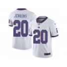 Men's Nike New York Giants #20 Janoris Jenkins Limited White Rush NFL Jersey