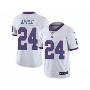 Men's Nike New York Giants #24 Eli Apple Limited White Rush NFL Jersey