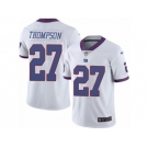 Men's Nike New York Giants #27 Darian Thompson Limited White Rush NFL Jersey