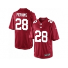 Men's Nike New York Giants #28 Paul Perkins Limited Red Alternate NFL Jersey