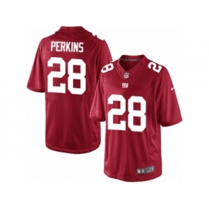 Men's Nike New York Giants #28 Paul Perkins Limited Red Alternate NFL Jersey