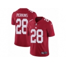 Men's Nike New York Giants #28 Paul Perkins Vapor Untouchable Limited Red Alternate NFL Jersey