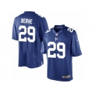 Men's Nike New York Giants #29 Nat Berhe Limited Royal Blue Team Color NFL Jersey