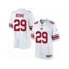 Men's Nike New York Giants #29 Nat Berhe Limited White NFL Jersey