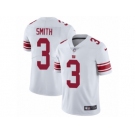 Men's Nike New York Giants #3 Geno Smith Vapor Untouchable Limited White NFL Jersey