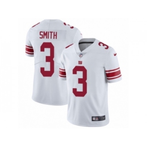Men's Nike New York Giants #3 Geno Smith Vapor Untouchable Limited White NFL Jersey