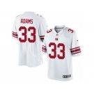 Men's Nike New York Giants #33 Andrew Adams Limited White NFL Jersey