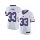 Men's Nike New York Giants #33 Andrew Adams Limited White Rush NFL Jersey