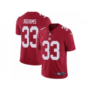 Men's Nike New York Giants #33 Andrew Adams Vapor Untouchable Limited Red Alternate NFL Jersey