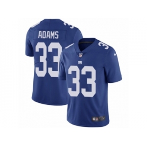 Men's Nike New York Giants #33 Andrew Adams Vapor Untouchable Limited Royal Blue Team Color NFL Jersey