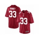 Men's Nike New York Giants #33 Bobby Rainey Limited Red Alternate NFL Jersey