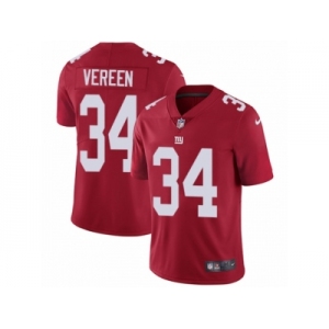Men's Nike New York Giants #34 Shane Vereen Vapor Untouchable Limited Red Alternate NFL Jersey