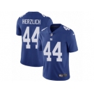 Men's Nike New York Giants #44 Mark Herzlich Vapor Untouchable Limited Royal Blue Team Color NFL Jersey