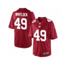 Men's Nike New York Giants #49 Nikita Whitlock Limited Red Alternate NFL Jersey