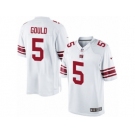 Men's Nike New York Giants #5 Robbie Gould Limited White NFL Jersey