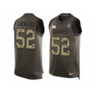 Men's Nike New York Giants #52 Jonathan Casillas Limited Green Salute to Service Tank Top NFL Jersey