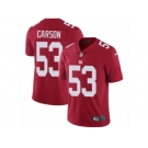 Men's Nike New York Giants #53 Harry Carson Vapor Untouchable Limited Red Alternate NFL Jersey