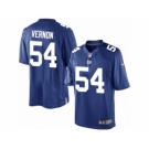 Men's Nike New York Giants #54 Olivier Vernon Limited Royal Blue Team Color NFL Jersey