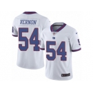 Men's Nike New York Giants #54 Olivier Vernon Limited White Rush NFL Jersey