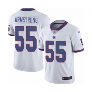 Men's Nike New York Giants #55 Ray-Ray Armstrong Limited White Rush Vapor Untouchable NFL Jersey