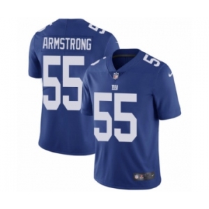 Men's Nike New York Giants #55 Ray-Ray Armstrong Royal Blue Team Color Vapor Untouchable Limited Player NFL Jersey