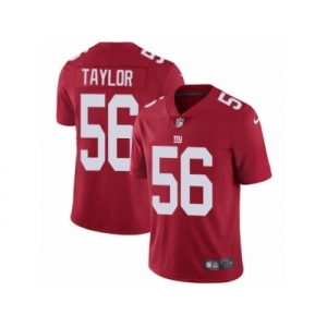 Men's Nike New York Giants #56 Lawrence Taylor Vapor Untouchable Limited Red Alternate NFL Jersey