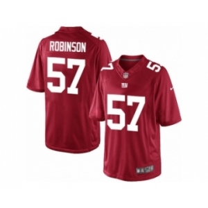 Men's Nike New York Giants #57 Keenan Robinson Limited Red Alternate NFL Jersey