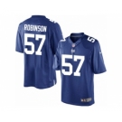 Men's Nike New York Giants #57 Keenan Robinson Limited Royal Blue Team Color NFL Jersey