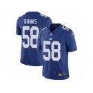 Men's Nike New York Giants #58 Carl Banks Vapor Untouchable Limited Royal Blue Team Color NFL Jersey