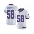 Men's Nike New York Giants #58 Owa Odighizuwa Limited White Rush NFL Jersey