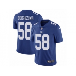 Men's Nike New York Giants #58 Owa Odighizuwa Vapor Untouchable Limited Royal Blue Team Color NFL Jersey