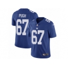 Men's Nike New York Giants #67 Justin Pugh Vapor Untouchable Limited Royal Blue Team Color NFL Jersey