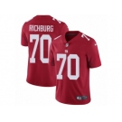 Men's Nike New York Giants #70 Weston Richburg Vapor Untouchable Limited Red Alternate NFL Jersey