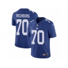 Men's Nike New York Giants #70 Weston Richburg Vapor Untouchable Limited Royal Blue Team Color NFL Jersey