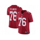 Men's Nike New York Giants #76 D.J. Fluker Vapor Untouchable Limited Red Alternate NFL Jersey