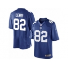 Men's Nike New York Giants #82 Roger Lewis Limited Royal Blue Team Color NFL Jersey