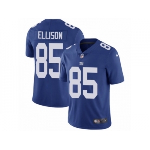 Men's Nike New York Giants #85 Rhett Ellison Vapor Untouchable Limited Royal Blue Team Color NFL Jersey