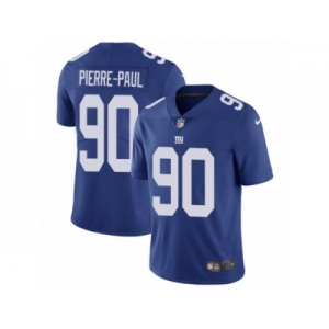 Men's Nike New York Giants #90 Jason Pierre-Paul Vapor Untouchable Limited Royal Blue Team Color NFL Jersey