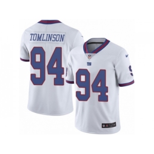 Men's Nike New York Giants #94 Dalvin Tomlinson Limited White Rush NFL Jersey