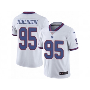 Men's Nike New York Giants #95 Dalvin Tomlinson Limited White Rush NFL Jersey