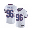 Men's Nike New York Giants #96 Jay Bromley Limited White Rush NFL Jersey