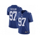 Men's Nike New York Giants #97 Devin Taylor Royal Blue Team Color Vapor Untouchable Limited Player NFL Jersey