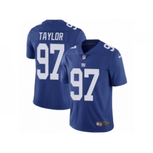 Men's Nike New York Giants #97 Devin Taylor Royal Blue Team Color Vapor Untouchable Limited Player NFL Jersey