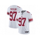 Men's Nike New York Giants #97 Devin Taylor White Vapor Untouchable Limited Player NFL Jersey