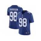 Men's Nike New York Giants #98 Damon Harrison Vapor Untouchable Limited Royal Blue Team Color NFL Jersey