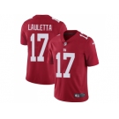 Nike New York Giants #17 Kyle Lauletta Red Alternate Men Stitched NFL Vapor Untouchable Limited Jersey