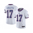 Nike New York Giants #17 Kyle Lauletta White Men Stitched NFL Limited Rush Jersey