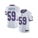 Nike New York Giants #59 Lorenzo Carter White Men Stitched NFL Limited Rush Jersey