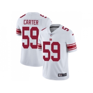 Nike New York Giants #59 Lorenzo Carter White Men Stitched NFL Vapor Untouchable Limited Jersey